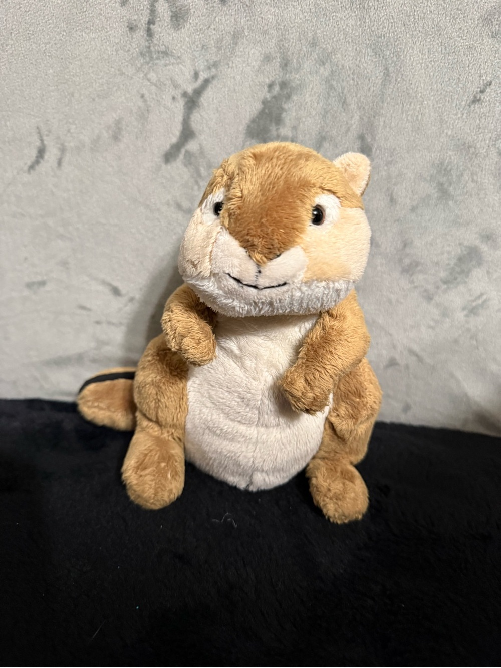 Webkinz Chipmunk Plush Ganz Brown Tan Striped Tail Retired